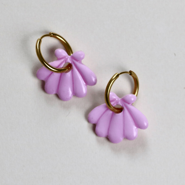 Boucles d'oreilles coquillage