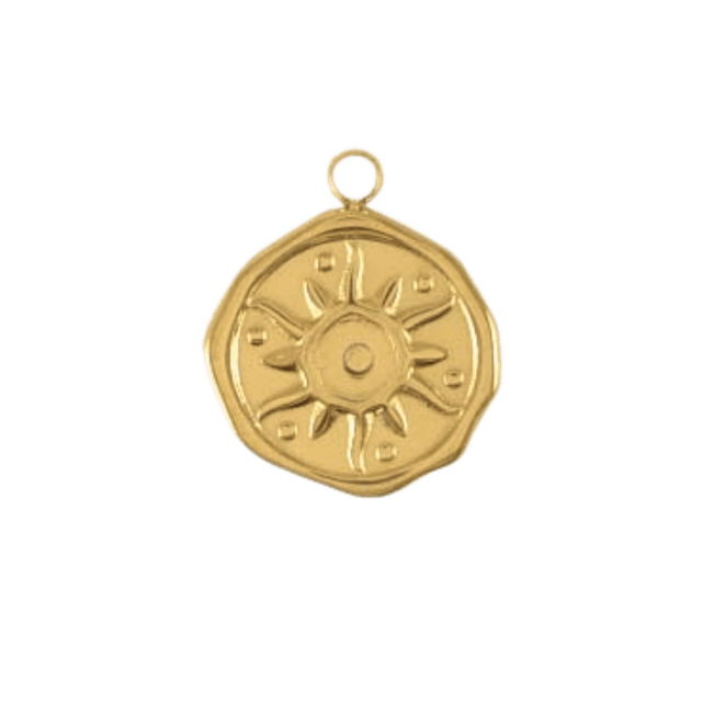 03 - Breloque médaille soleil