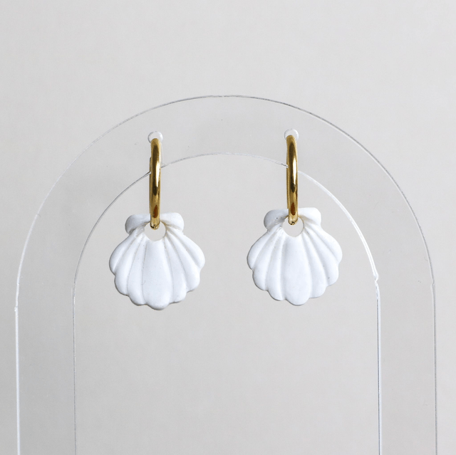 Boucles d'oreilles coquillages