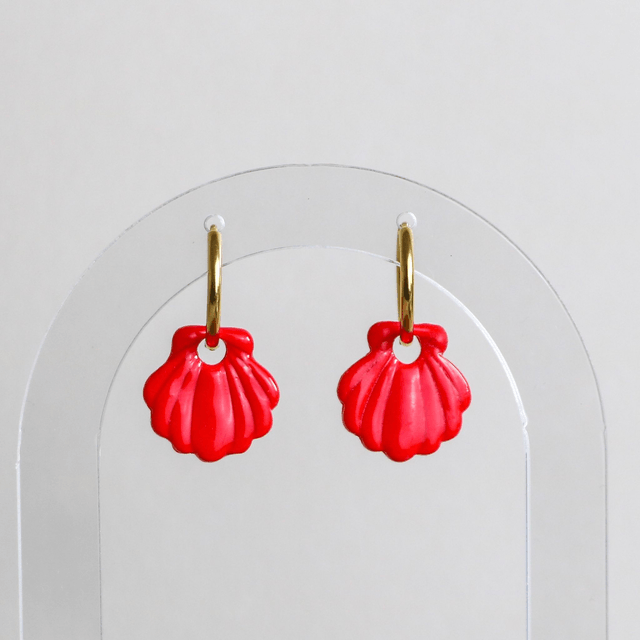 Boucles d'oreilles coquillages
