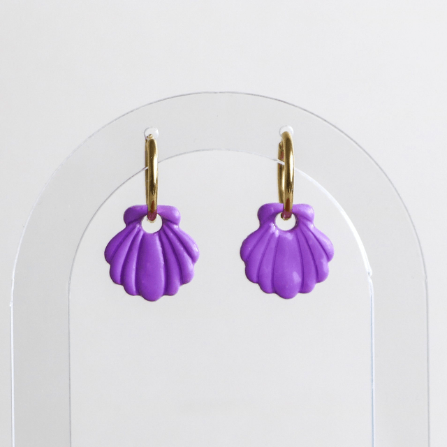Boucles d'oreilles coquillages