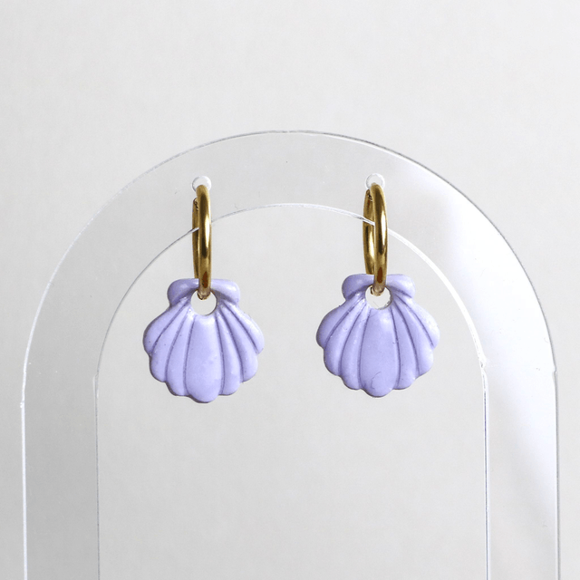 Boucles d'oreilles coquillages