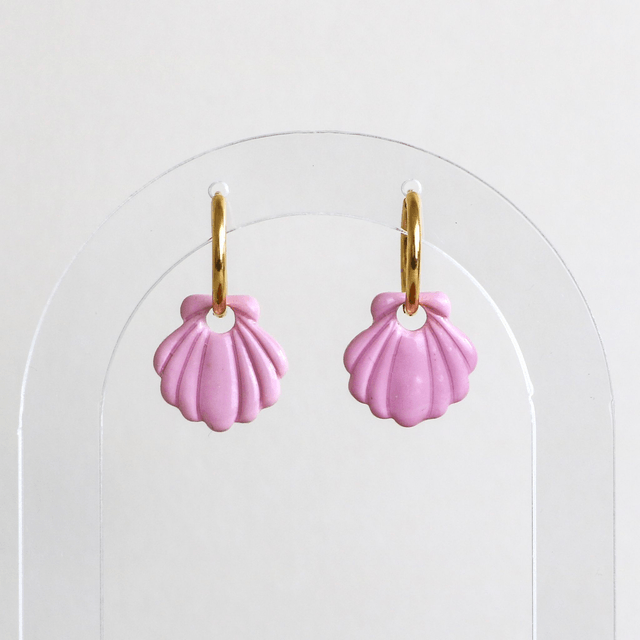 Boucles d'oreilles coquillages