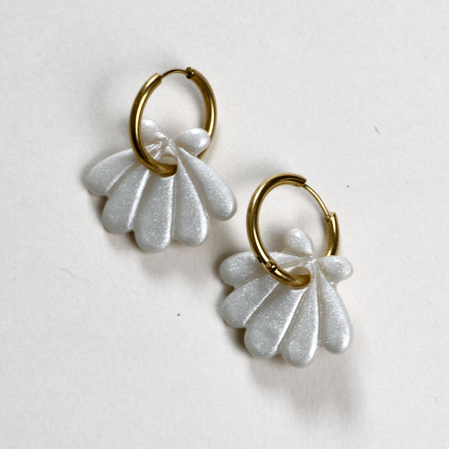 Boucles d'oreilles coquillage