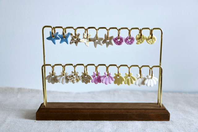 Boucles d'oreilles coquillage