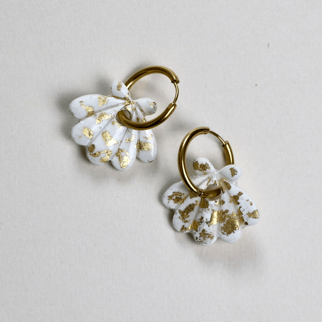 Boucles d'oreilles coquillage