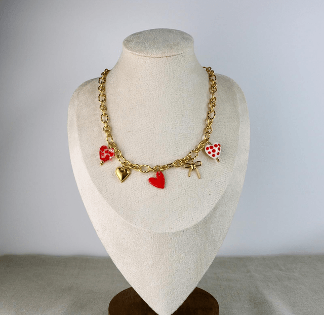 Collier Romance 5 charms