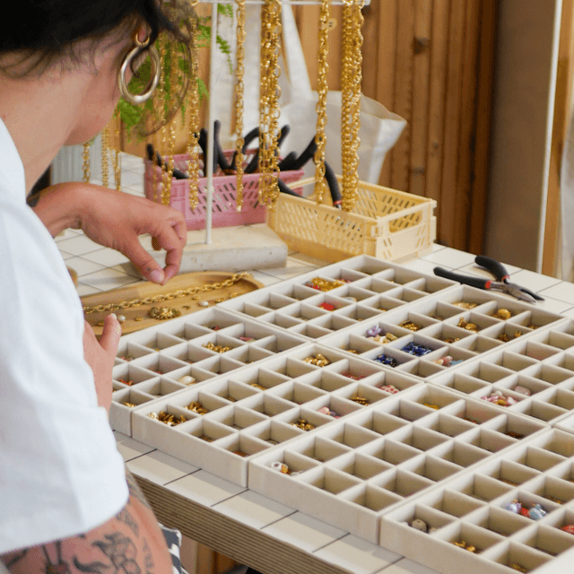 Goûter créatif - atelier création collier charms 18/10