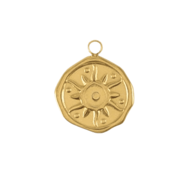 03 - Breloque médaille soleil