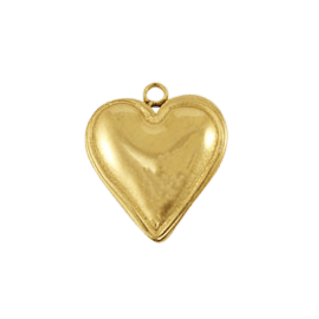 45 - Breloque coeur contour