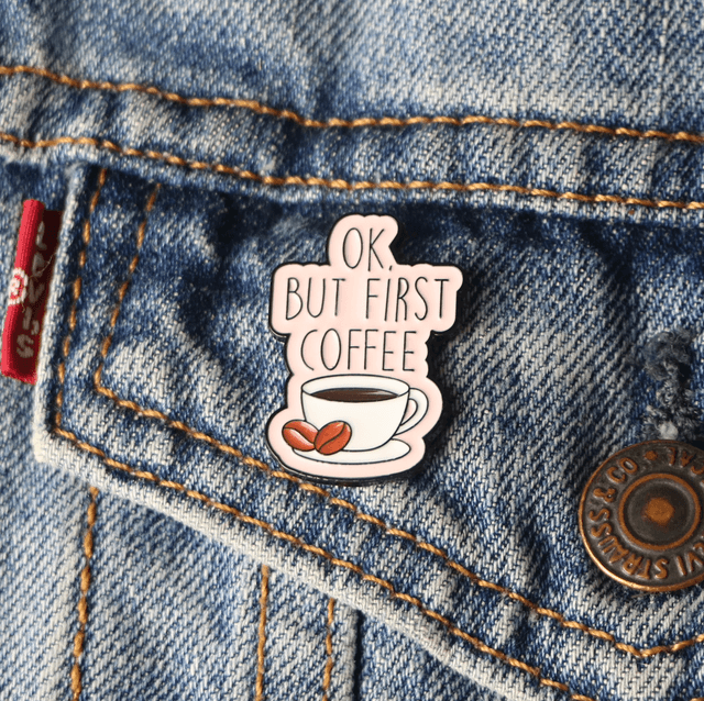 Pin’s first coffe